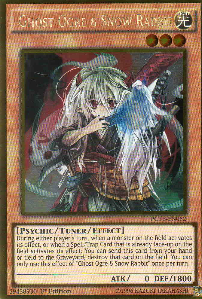 Ghost Ogre & Snow Rabbit [PGL3-EN052] Gold Rare | Good Games Adelaide SA