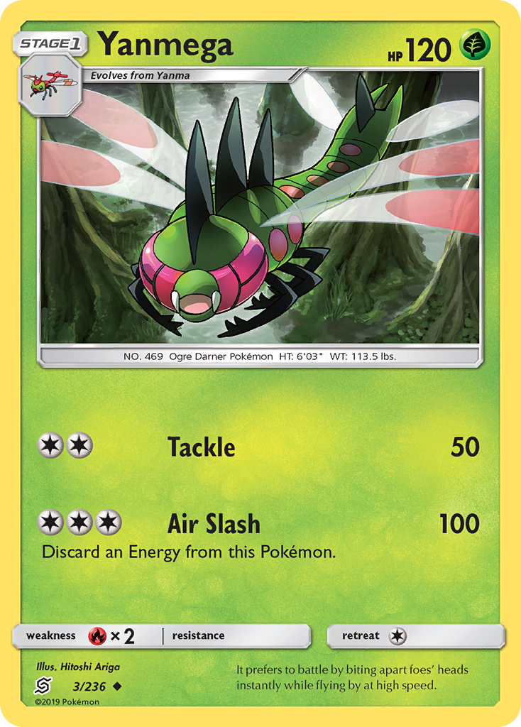 Yanmega (3/236) [Sun & Moon: Unified Minds] | Good Games Adelaide SA