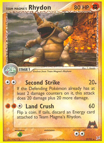 Team Magma's Rhydon (22/95) [EX: Team Magma vs Team Aqua] | Good Games Adelaide SA