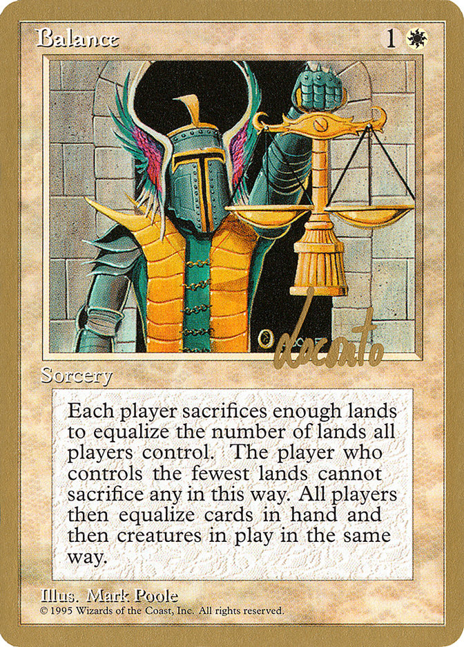 Balance (Michael Loconto) [Pro Tour Collector Set] | Good Games Adelaide SA