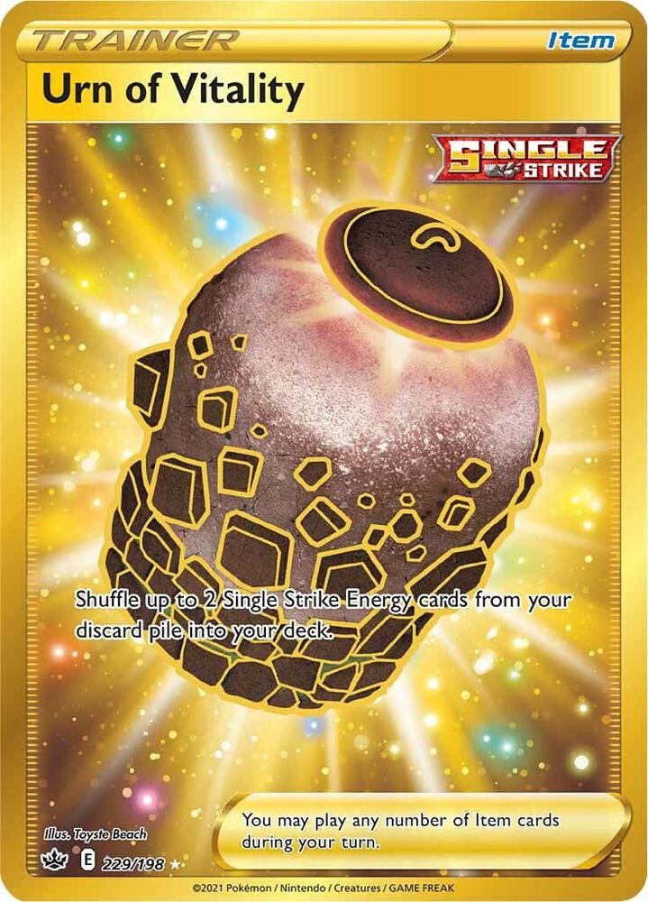 Urn of Vitality Secret 229/198 (SWSH06: Chilling Reign)  - Holofoil | Good Games Adelaide SA