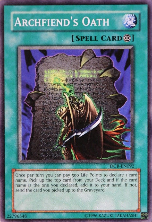 Archfiend's Oath [DCR-EN092] Common | Good Games Adelaide SA