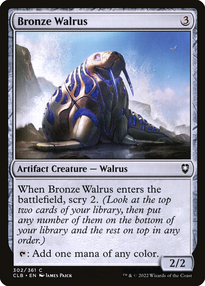 Bronze Walrus 302 (Commander Legends: Battle for Baldur's Gate)  - Foil | Good Games Adelaide SA