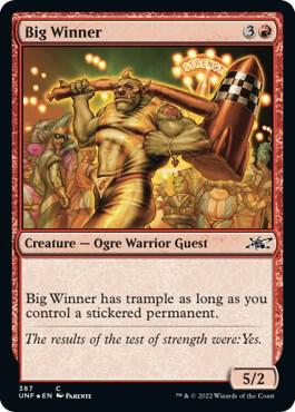 Big Winner Galaxy Foil 387 (Unfinity)  - Foil | Good Games Adelaide SA
