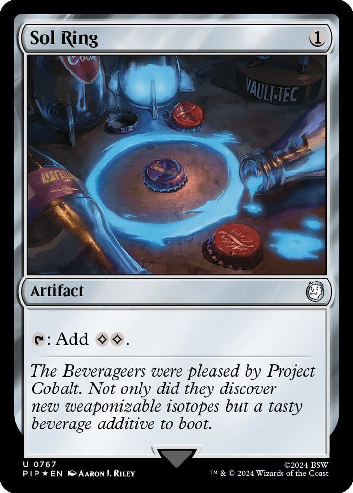 Sol Ring 767 (Universes Beyond: Fallout)  - Foil | Good Games Adelaide SA
