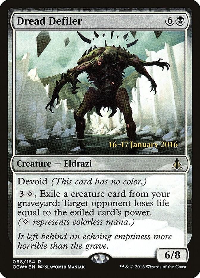 Dread Defiler 68 (Prerelease Cards)  - Foil | Good Games Adelaide SA