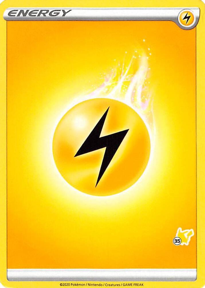 Lightning Energy 35 Pikachu Stamped  (Battle Academy 2022)  | Good Games Adelaide SA