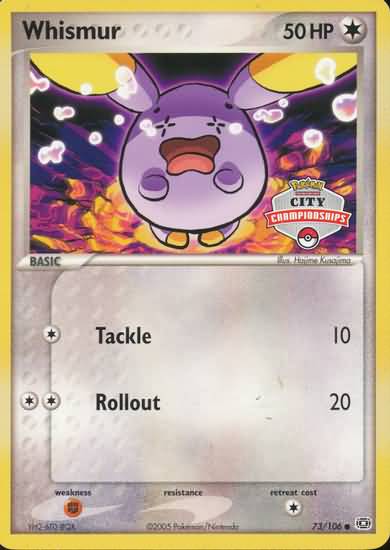 Whismur (73/106) (City Championship) [EX: Emerald] | Good Games Adelaide SA