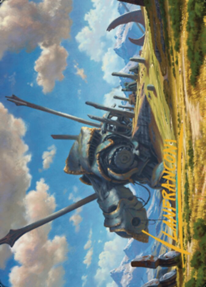 Plains Art Card 1 (Gold-Stamped Signature) [Dominaria United Art Series] | Good Games Adelaide SA