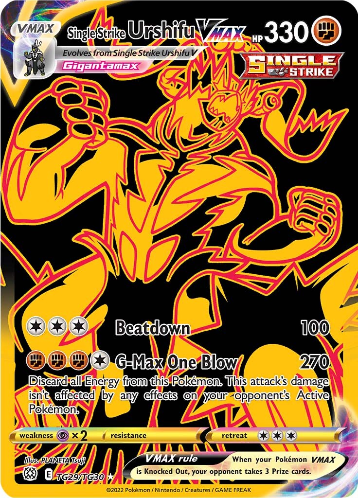 Single Strike Urshifu VMAX (TG29/TG30) [Sword & Shield: Brilliant Stars] | Good Games Adelaide SA