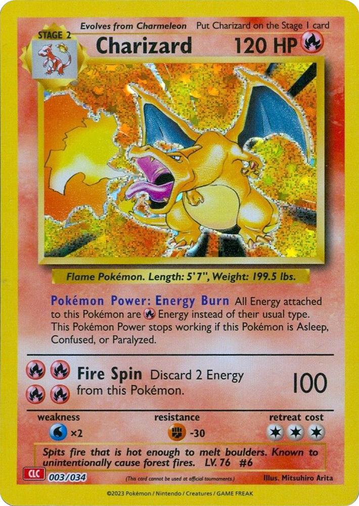 Charizard 003/034 (Trading Card Game Classic)  - Holofoil | Good Games Adelaide SA