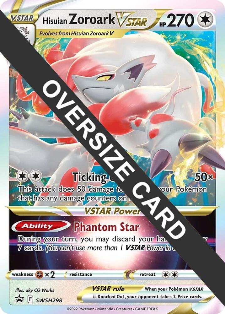 Hisuian Zoroark VSTAR SWSH298 SWSH298 (Jumbo Cards)  - Holofoil | Good Games Adelaide SA