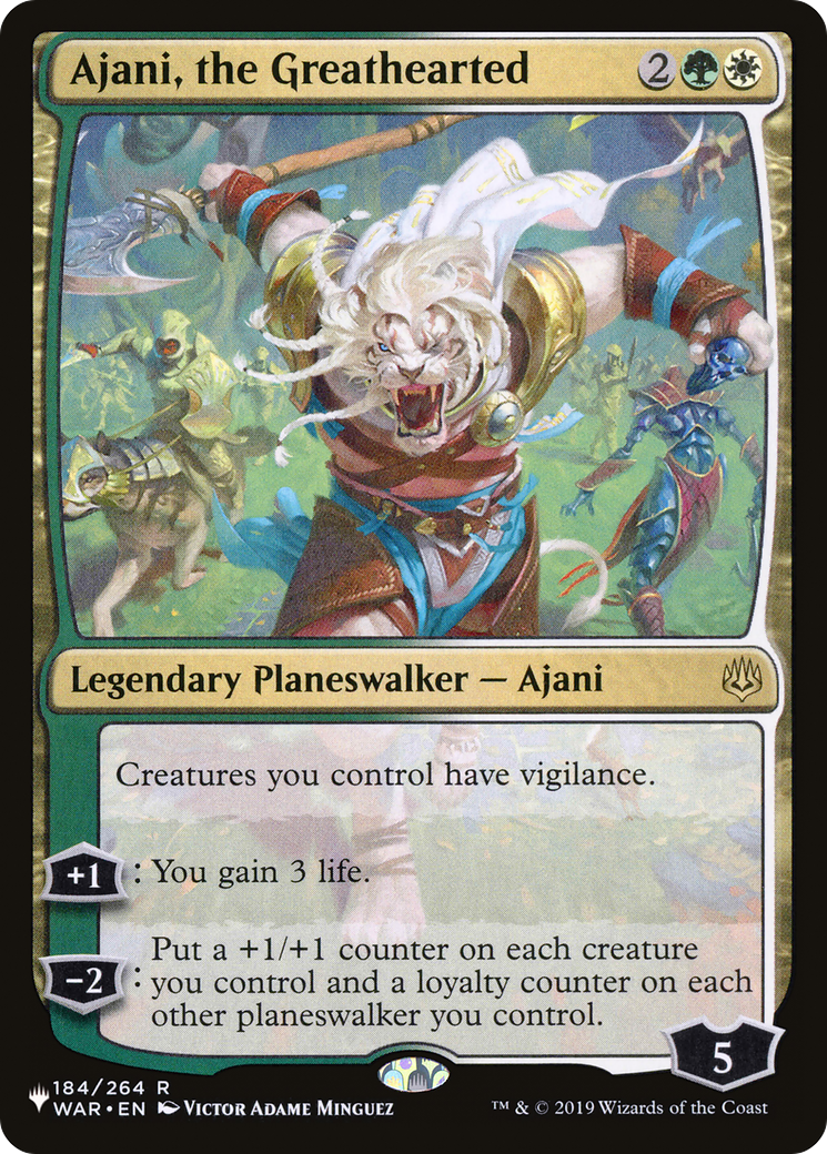 Ajani, the Greathearted [The List Reprints] | Good Games Adelaide SA