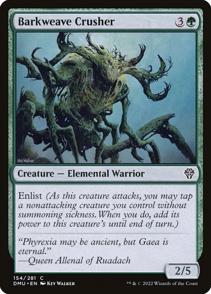 Barkweave Crusher 154 (Dominaria United)  - Foil | Good Games Adelaide SA