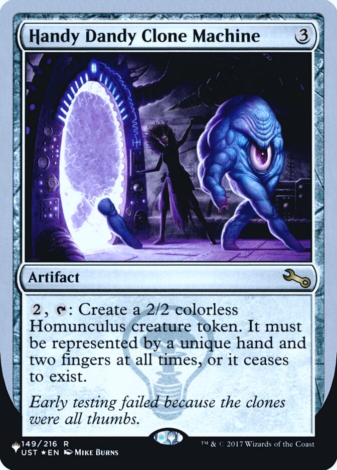 Handy Dandy Clone Machine (Unfinity Foil Edition) [The List] | Good Games Adelaide SA