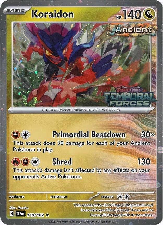 Koraidon European Promo 119/162 (Miscellaneous Cards & Products)  | Good Games Adelaide SA
