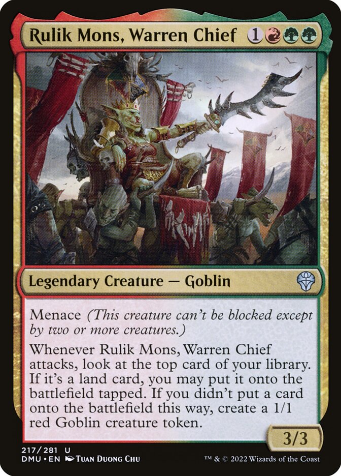 Rulik Mons, Warren Chief 217 (Dominaria United)  | Good Games Adelaide SA