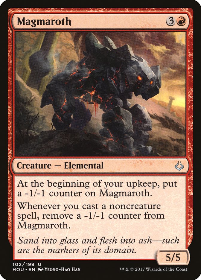 Magmaroth 102 (Hour of Devastation)  - Foil | Good Games Adelaide SA