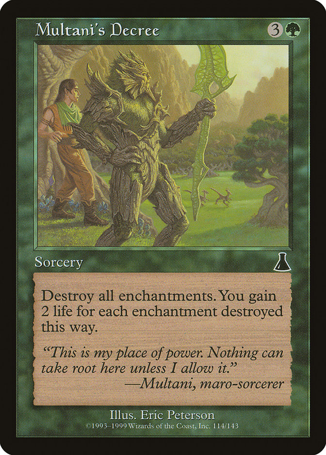 Multani's Decree 114 (Urza's Destiny)  | Good Games Adelaide SA