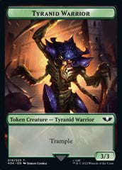 Tyranid (017) // Tyranid Warrior Double-sided Token (Surge Foil) [Universes Beyond: Warhammer 40,000 Tokens] | Good Games Adelaide SA