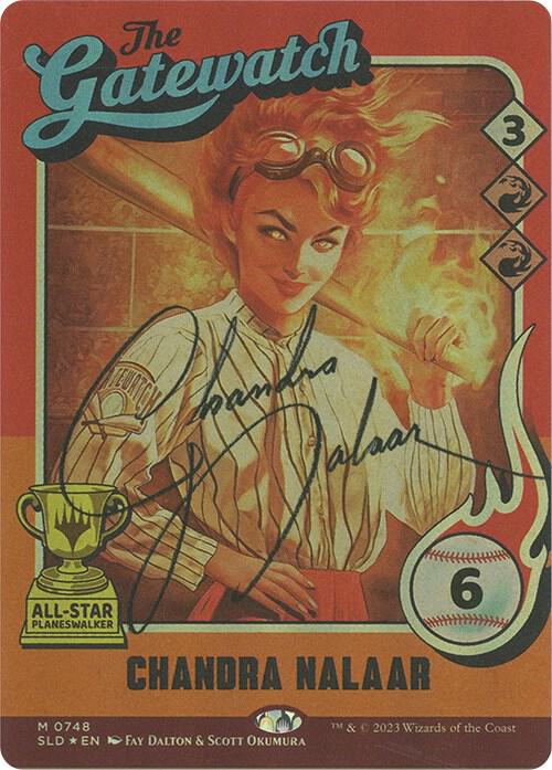 Chandra Nalaar 748 Autographed 748 (Secret Lair Drop Series)  - Foil | Good Games Adelaide SA