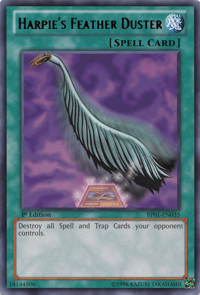 Harpie's Feather Duster [BP01-EN035] Rare | Good Games Adelaide SA