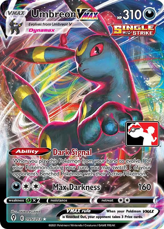 Umbreon VMAX Series 1/2 095/203 (Prize Pack Series Cards)  - Holofoil | Good Games Adelaide SA