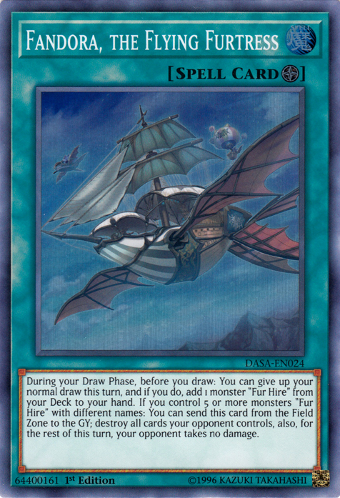 Fandora, the Flying Furtress [DASA-EN024] Super Rare | Good Games Adelaide SA