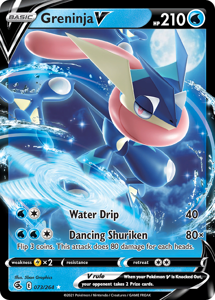 Greninja V (073/264) (Intro Deck) [Sword & Shield: Fusion Strike] | Good Games Adelaide SA