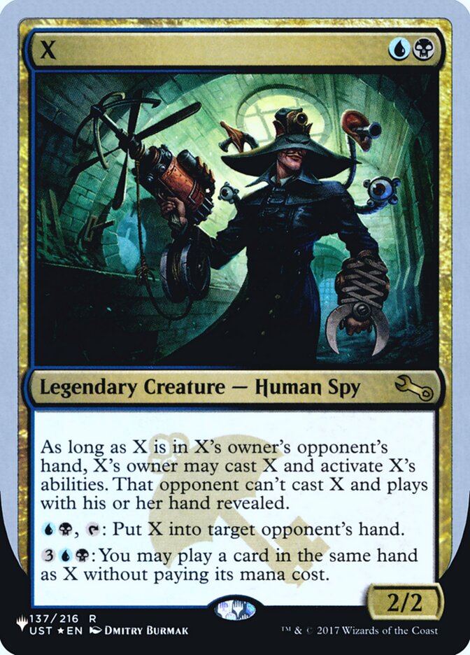 X (Unfinity Foil Edition) [The List] | Good Games Adelaide SA