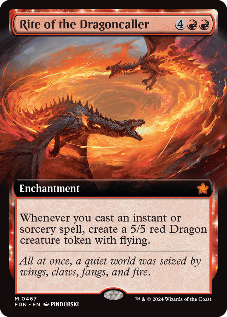 Rite of the Dragoncaller (Extended Art) [Foundations] | Good Games Adelaide SA