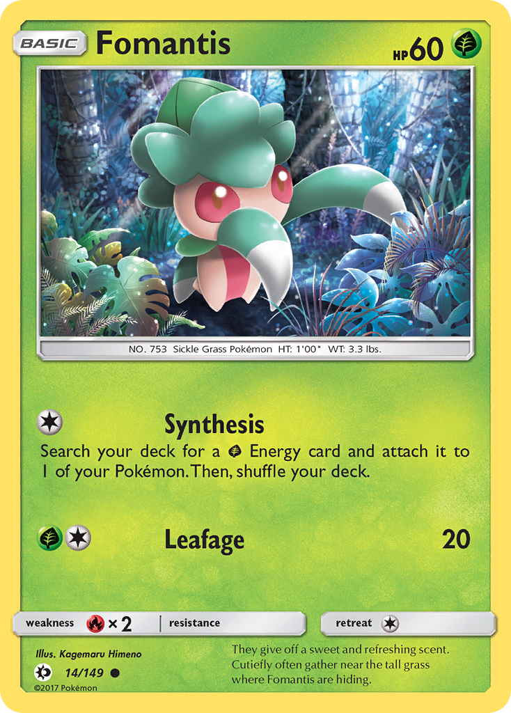 Fomantis (14/149) [Sun & Moon: Base Set] | Good Games Adelaide SA