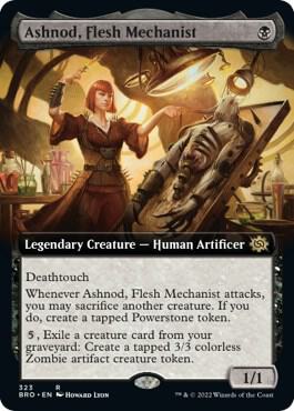 Ashnod Flesh Mechanist Extended Art 323 (The Brothers' War)  | Good Games Adelaide SA