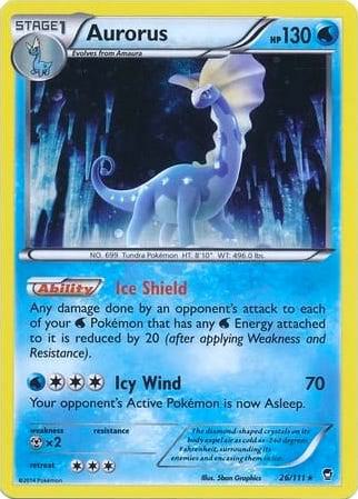 Aurorus 026/111 (Miscellaneous Cards & Products)  - Cosmo Holofoil | Good Games Adelaide SA