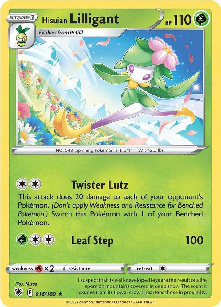 Hisuian Lilligant 016/189 (SWSH10: Astral Radiance)  - Holofoil | Good Games Adelaide SA