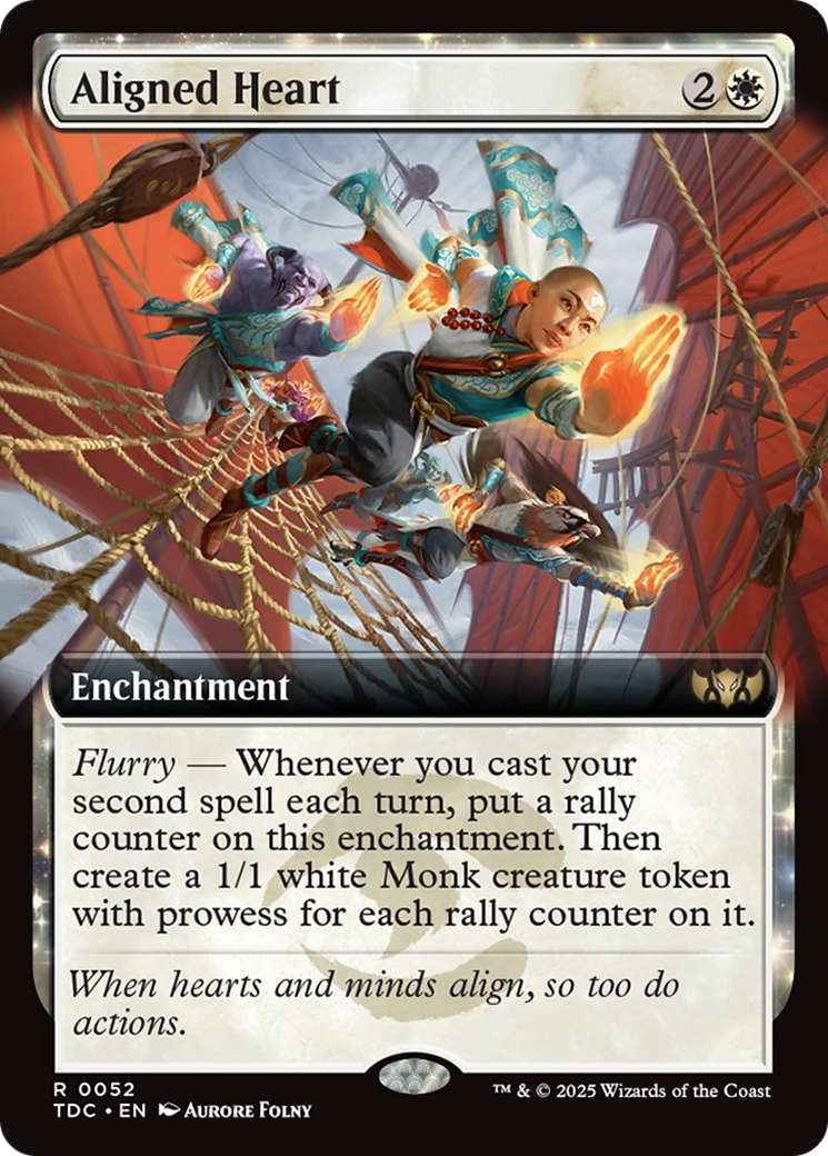 Aligned Heart (Extended Art) [Tarkir: Dragonstorm Commander] | Good Games Adelaide SA