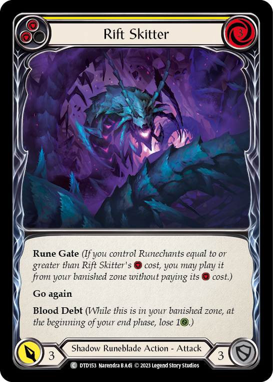 Rift Skitter (Yellow) [DTD153] (Dusk Till Dawn) | Good Games Adelaide SA