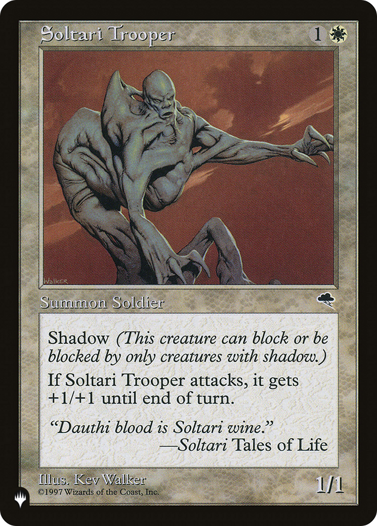 Soltari Trooper [The List Reprints] | Good Games Adelaide SA