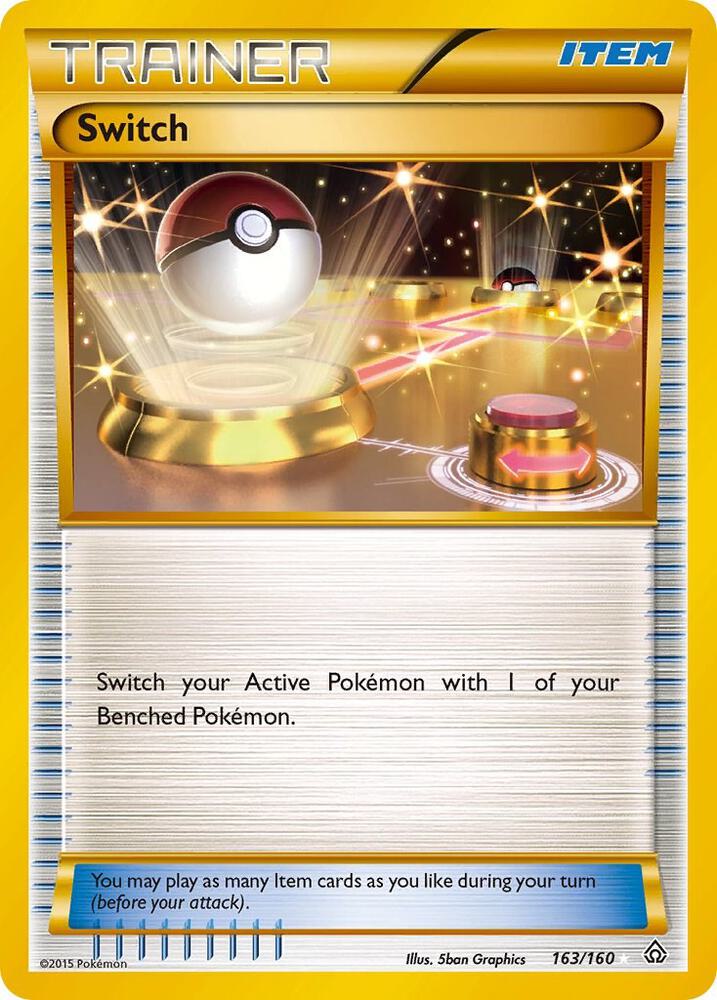 Switch Secret Rare 163/160 (XY - Primal Clash)  - Holofoil | Good Games Adelaide SA
