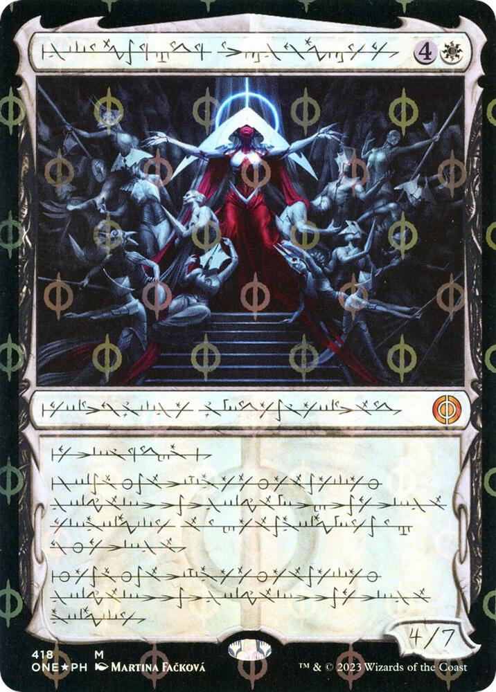 Elesh Norn Mother of Machines Phyrexian Step and Compleat Foil 418 (Phyrexia: All Will Be One)  - Foil | Good Games Adelaide SA
