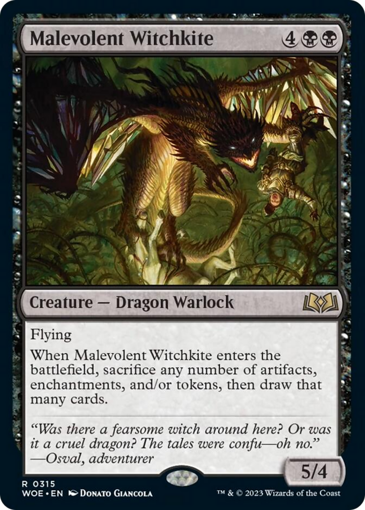 Malevolent Witchkite [Wilds of Eldraine] | Good Games Adelaide SA