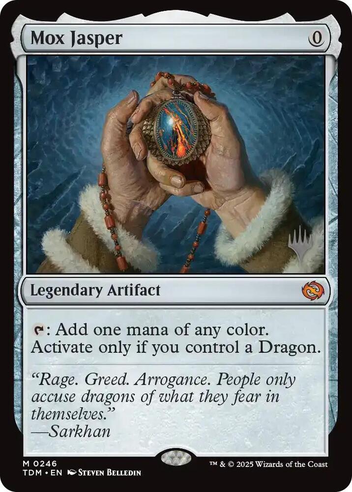 Mox Jasper 246 (Promo Pack: Tarkir: Dragonstorm)  - Foil | Good Games Adelaide SA