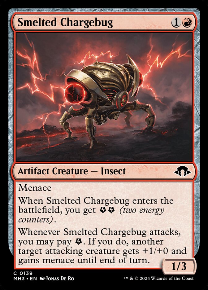 Smelted Chargebug 139 (Modern Horizons 3)  - Foil | Good Games Adelaide SA