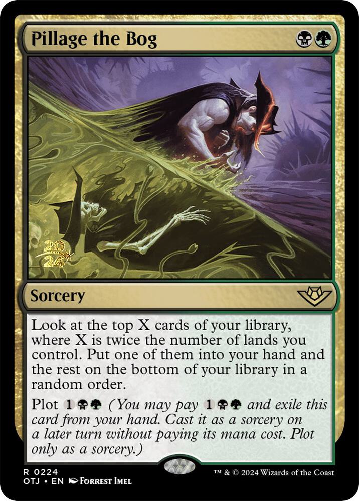 Pillage the Bog 224 (Prerelease Cards)  - Foil | Good Games Adelaide SA