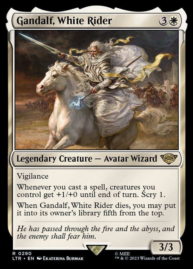Gandalf, White Rider 290 (Universes Beyond: The Lord of the Rings: Tales of Middle-earth)  | Good Games Adelaide SA