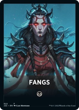 Fangs Theme Card [Jumpstart 2022 Front Cards] | Good Games Adelaide SA