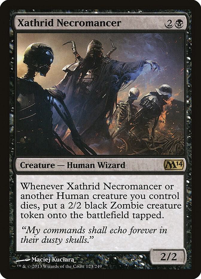 Xathrid Necromancer 123 (Magic 2014 (M14))  - Foil | Good Games Adelaide SA