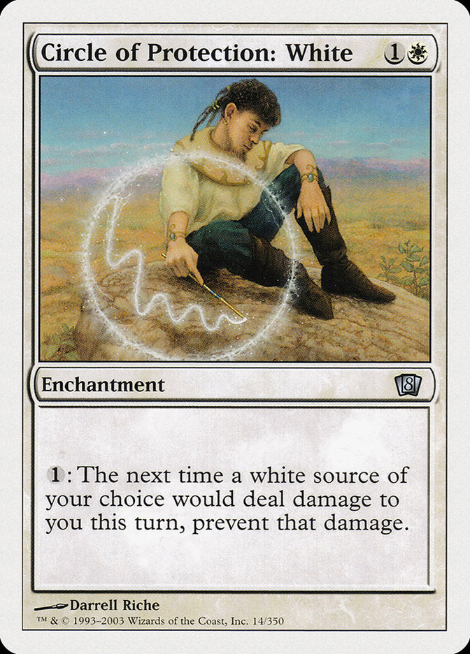 Circle of Protection: White [Eighth Edition] | Good Games Adelaide SA