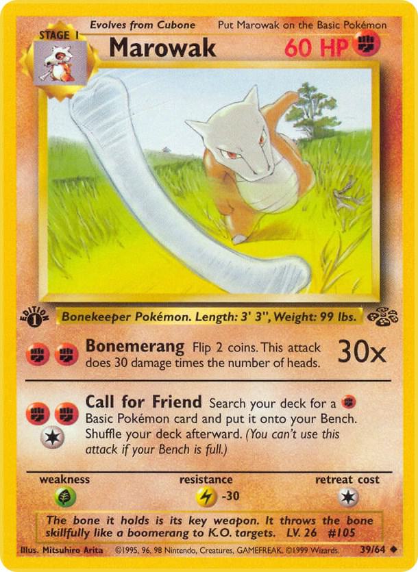 Marowak 39/64 (Jungle)  - 1st Edition | Good Games Adelaide SA