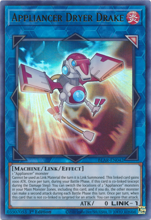 Appliancer Dryer Drake [BLAR-EN042] Ultra Rare | Good Games Adelaide SA